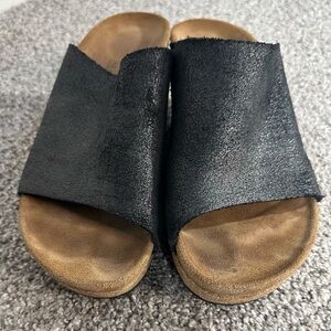 Papillio by Birkenstock Namica Leather Wedge Sandal Size 37 6.5-7 USA  Classic
